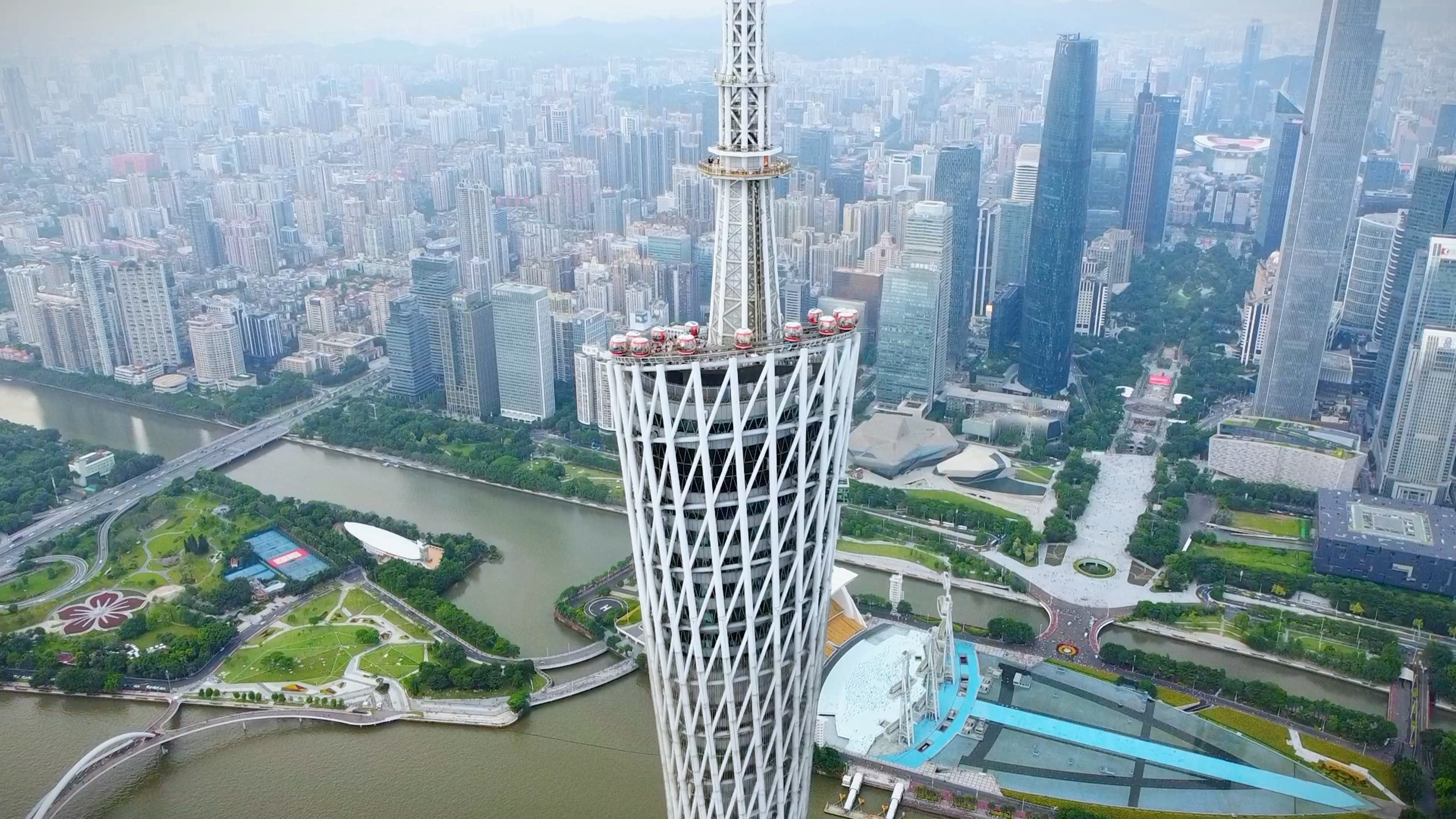 广州塔平面图图片