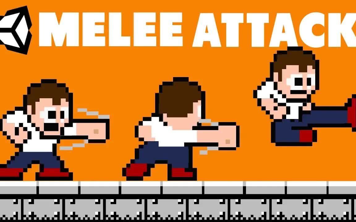 2d game dev tutorial - melee attacking in unity (sprites