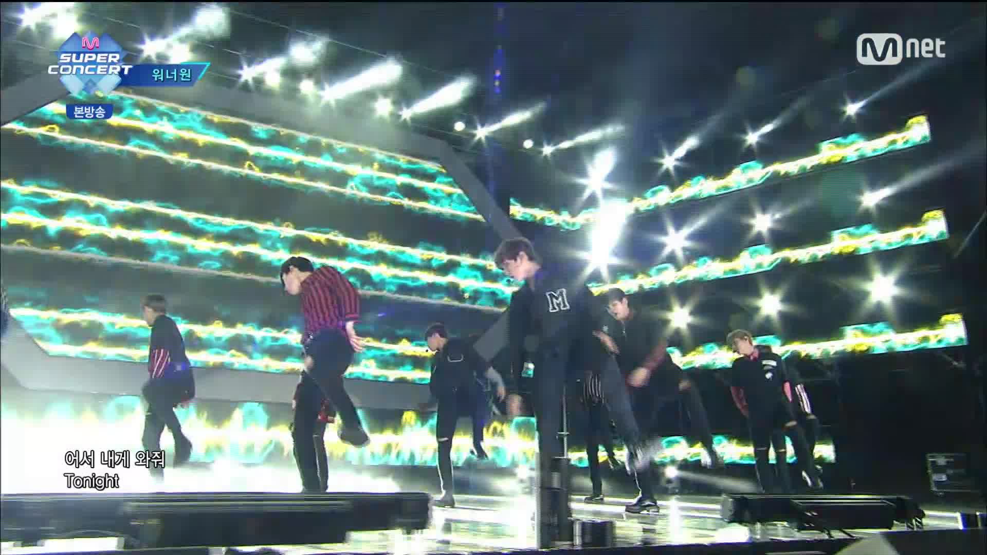 [图]【开发部】171029 M Super Concert 康津 K-POP 演唱会特辑 Wanna One_Intro Energetic Burn it up