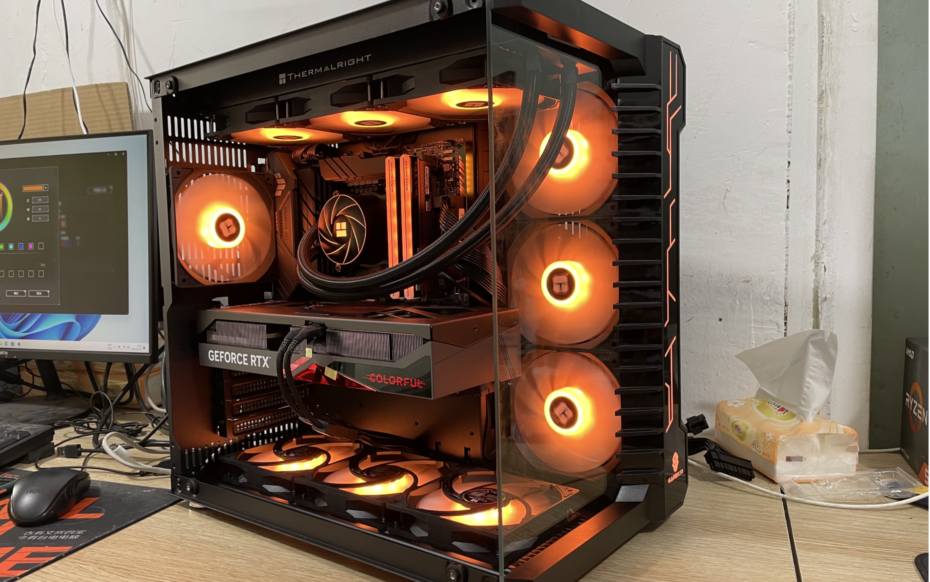 【第一人称沉浸式装机】13600kf 4070ti纯黑海景房