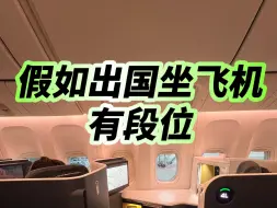 Download Video: 假如出国坐飞机有段位...你在第几层？