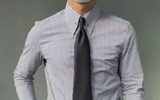 帝国领格子衬衫