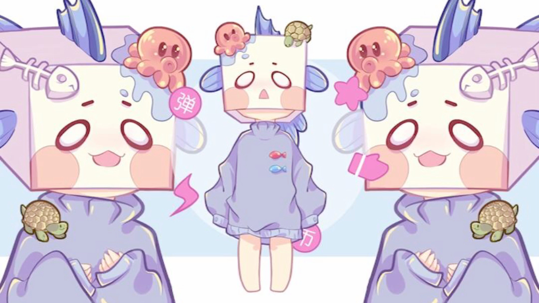 可爱的小鱼鱼(薄海纸鱼)