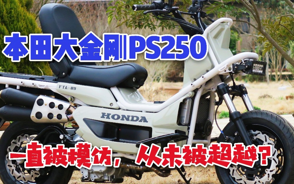 摩托车界的皮卡超级实用解决刚需?日本实拍本田大金刚PS250,本田佛沙同款发动机,摩旅也刚好!?哔哩哔哩bilibili