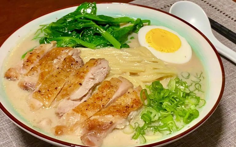 【日式鸡扒拉面】japanese style ramen with pan fried chicken
