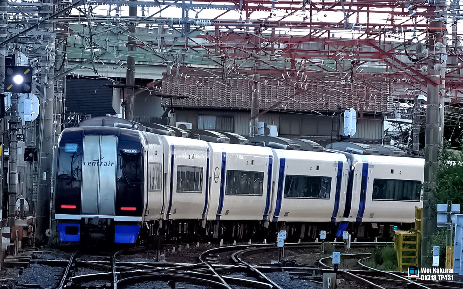 名古屋铁道名铁特急列车发车到达的视频合集