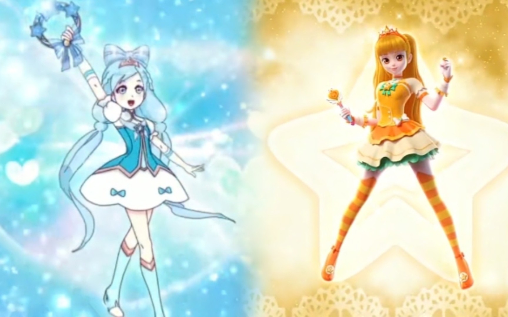 贝瑞乐美使用勇气萌可变身对比