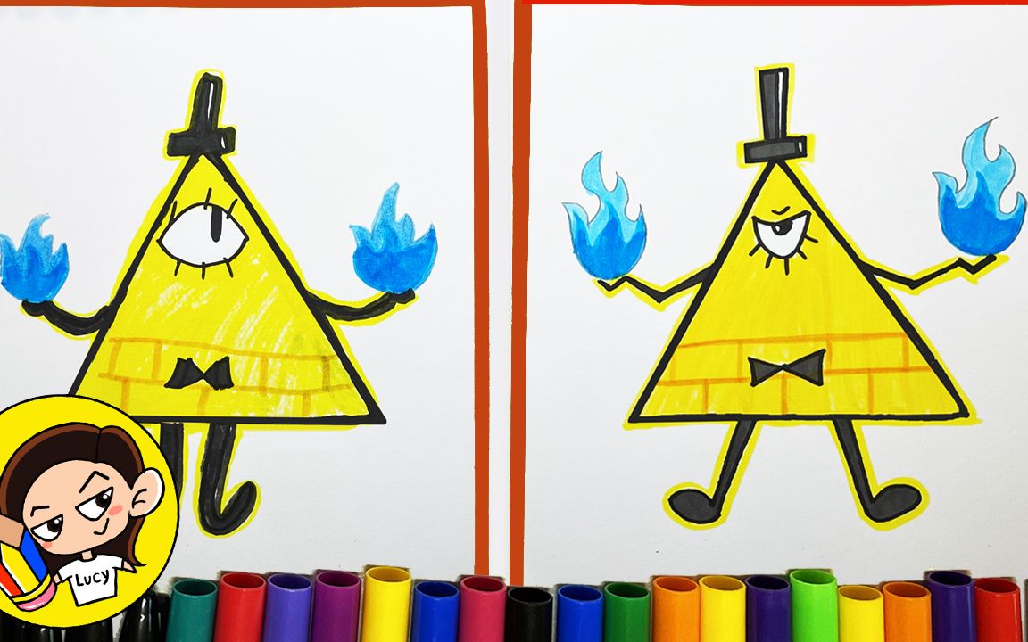 82如何画比尔赛弗神秘小镇大冒险howtodrawbillciphergravityfalls