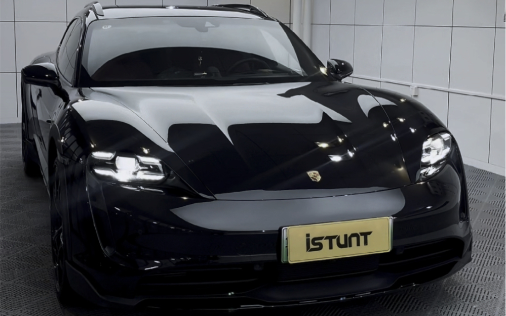 taycan4 cross turismo 黑武士pa精洗