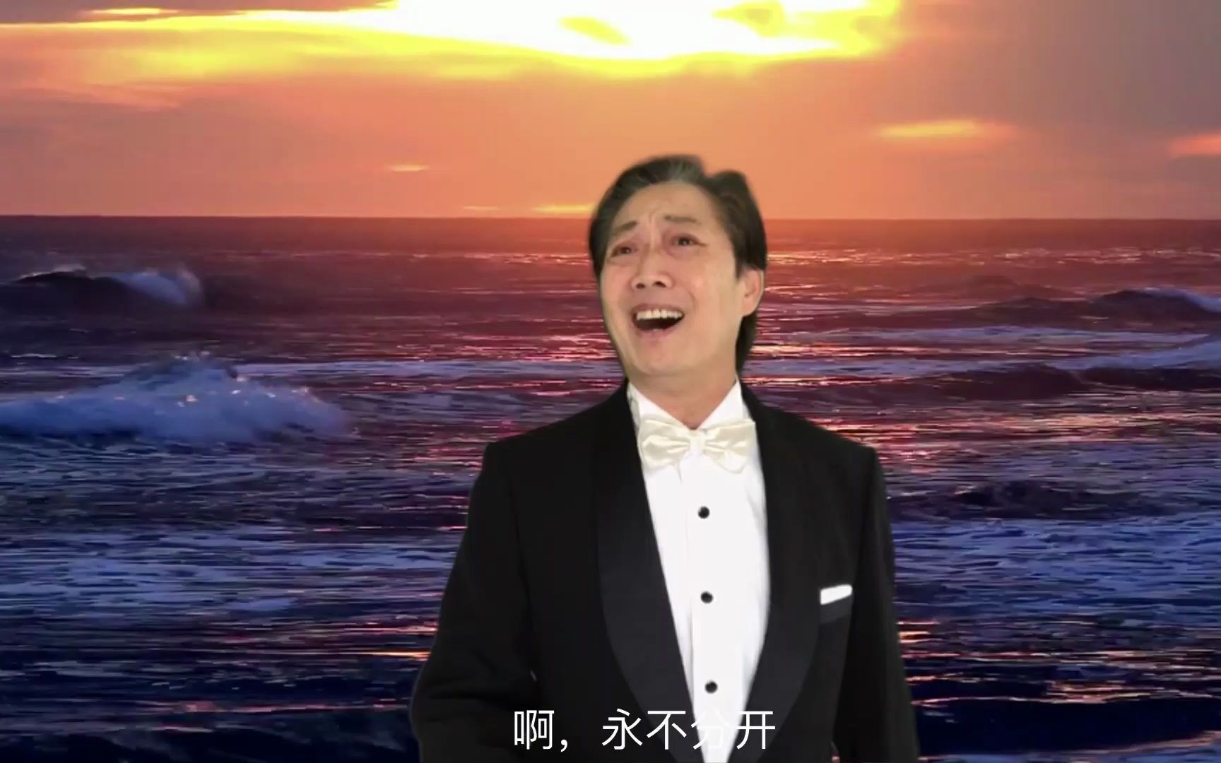 [图]男高音周金星演唱《蓝色爱情海》