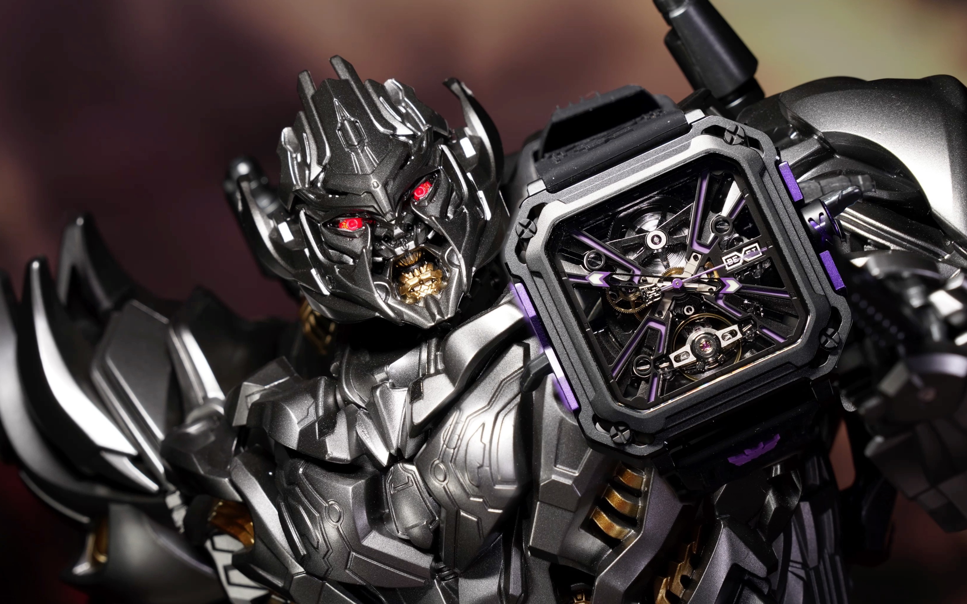 【定格动画】bexei变形金刚联名手表 威震天款