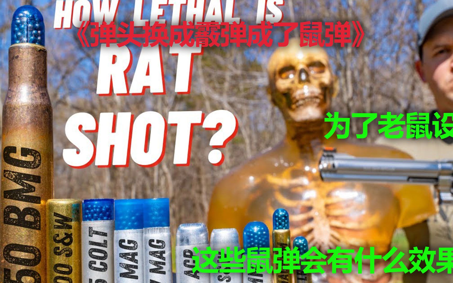 [图]非常独特和稀有的.50 BMG狙击子弹，专门为了灭老鼠设计的弹头