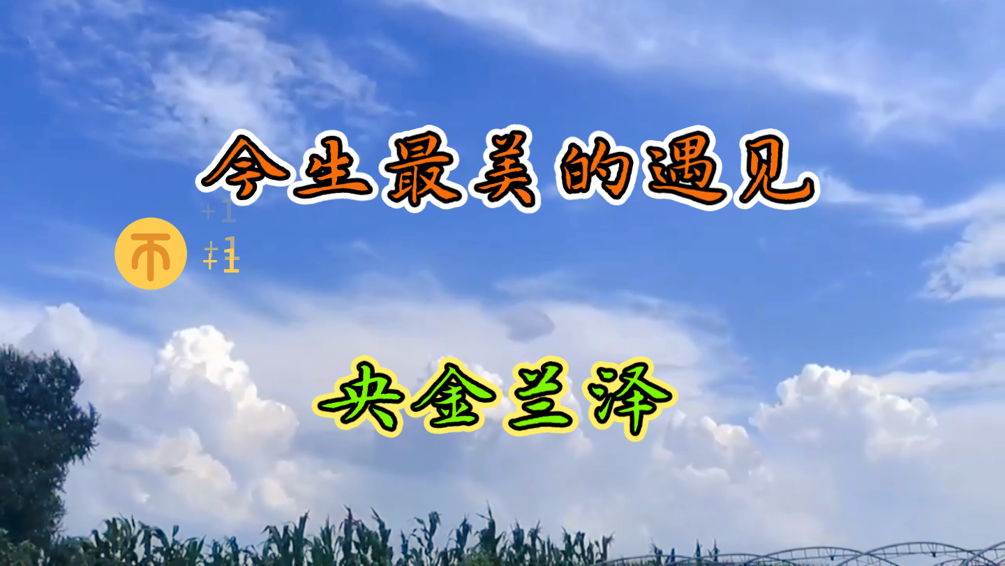 央金兰泽演唱的歌曲今生最美的遇见经典老歌百听不厌