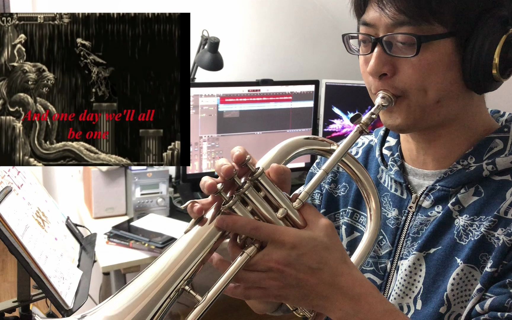 [图]【Flugelhorn】富鲁格号的【悪魔城月下の夜想曲 - Cynthia Harrell - I am the wind】cover