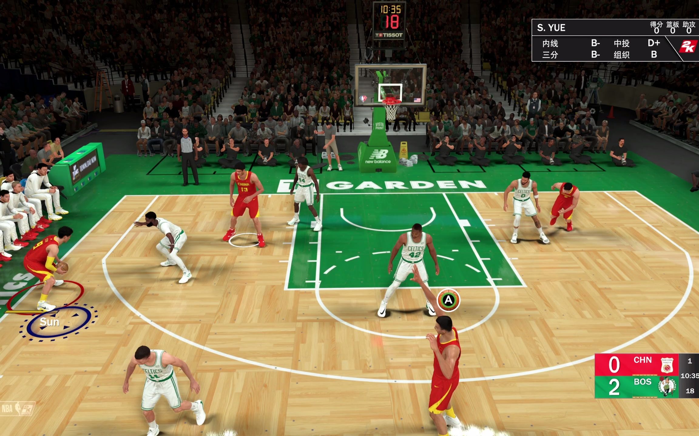 nba2k22中国队常规赛