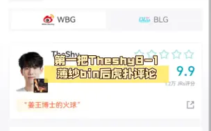 Descargar video: 第一把Theshy8-1薄纱bin后虎扑评论