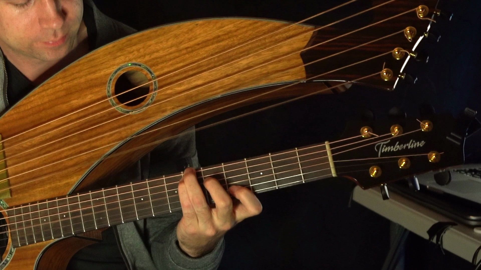 超浪漫温柔的18弦吉他,这个竖琴吉他你爱了吗?