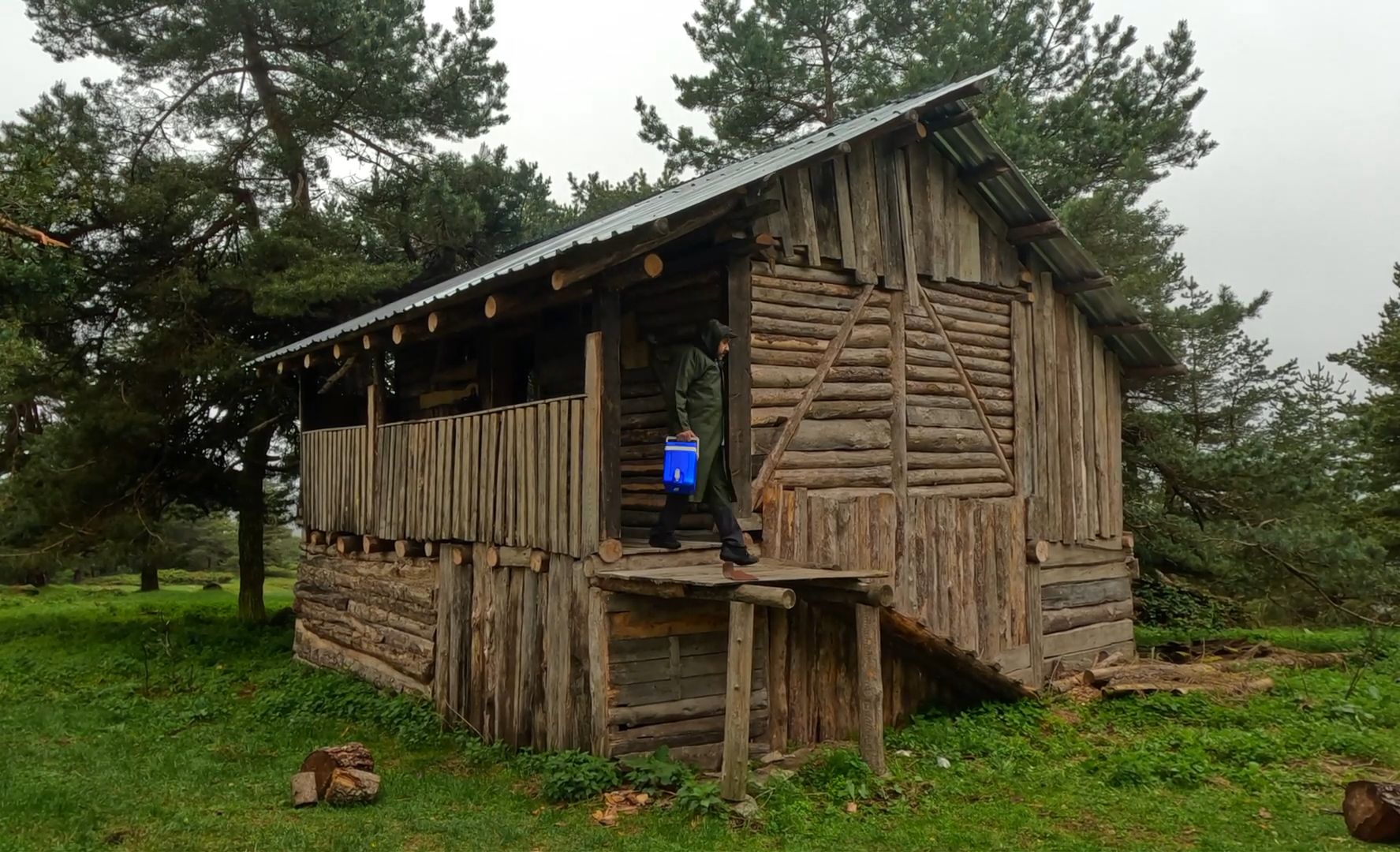 山村小木屋图片图片