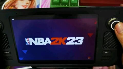 NBA 2k23 • Steam Deck 512 • 720P • Gameplay & Performance • High Settings •  FPS Counter - BiliBili