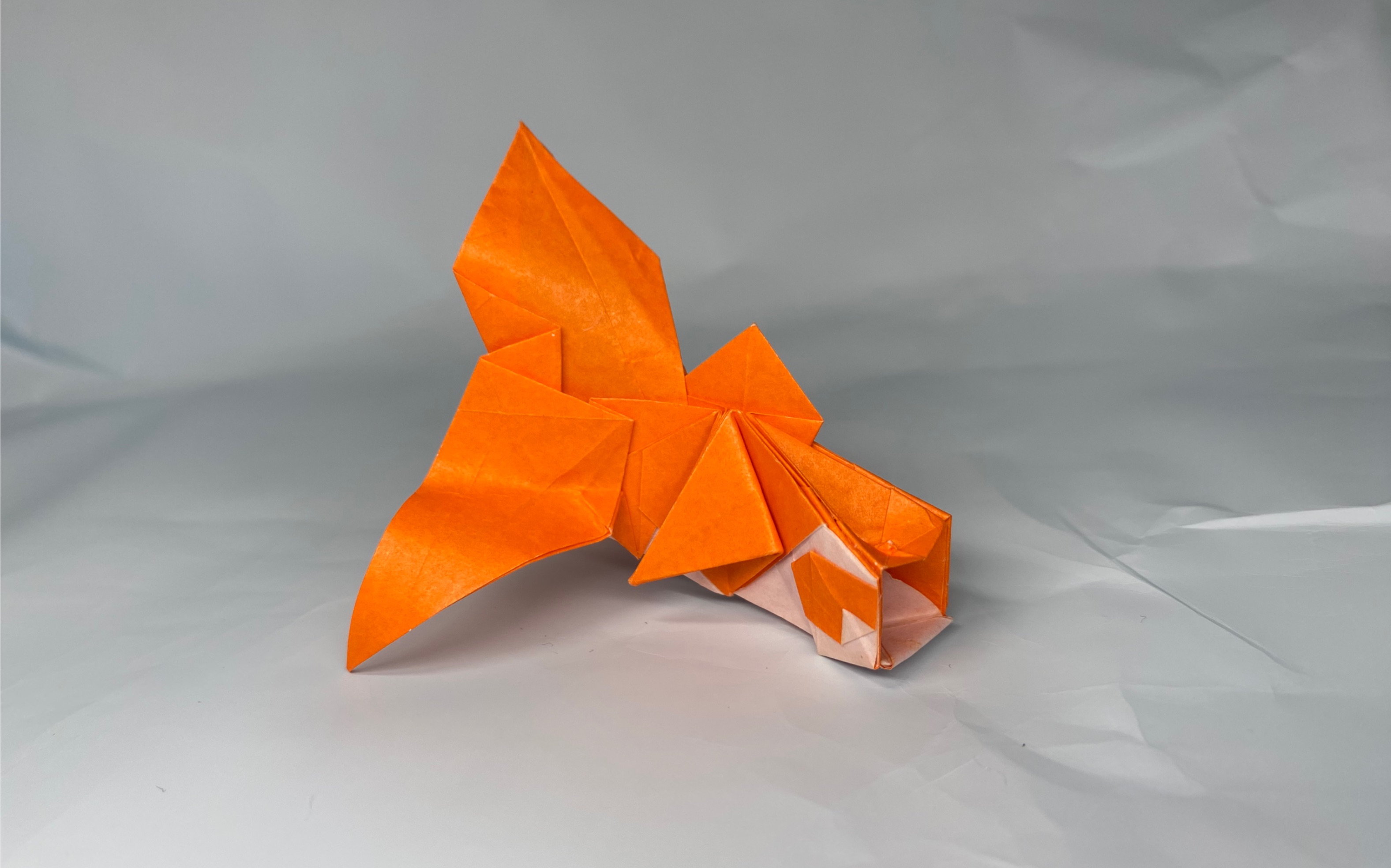 金鱼的折纸方法图片