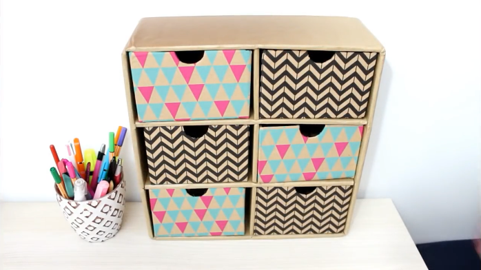 快递盒竟能做出这么好的收纳盒,看完你还舍得扔掉吗?