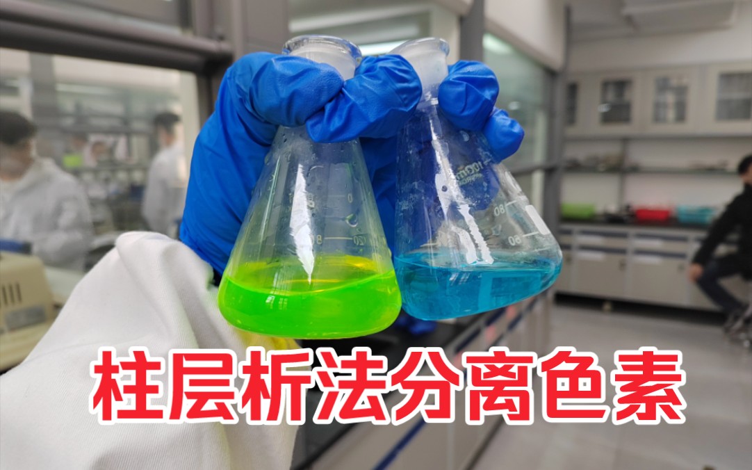 【有机实验】柱层析法分离亚甲基蓝和荧光素