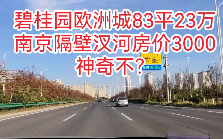 碧桂园欧洲城83平23万,南京隔壁汊河房价3000,神奇不?哔哩哔哩bilibili