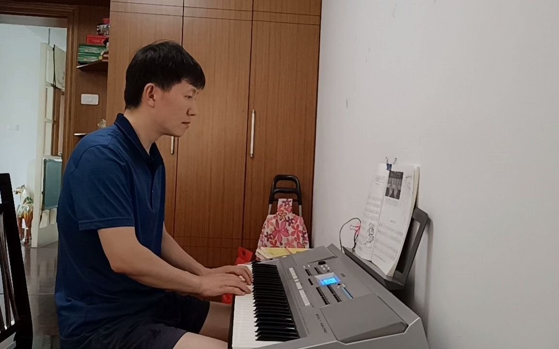 约翰汤普森1 磨刀匠钢琴曲 电子琴演奏