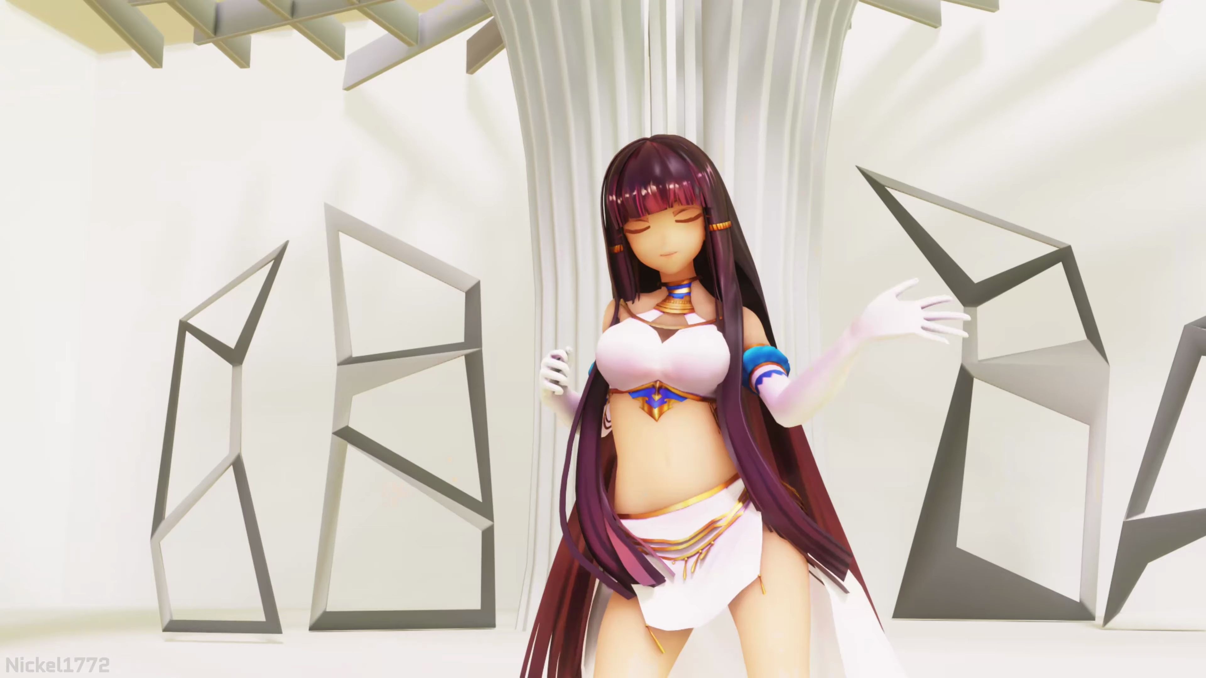 【blender x mmd】7 rings - 拉美西斯二世【4k】【搬运】