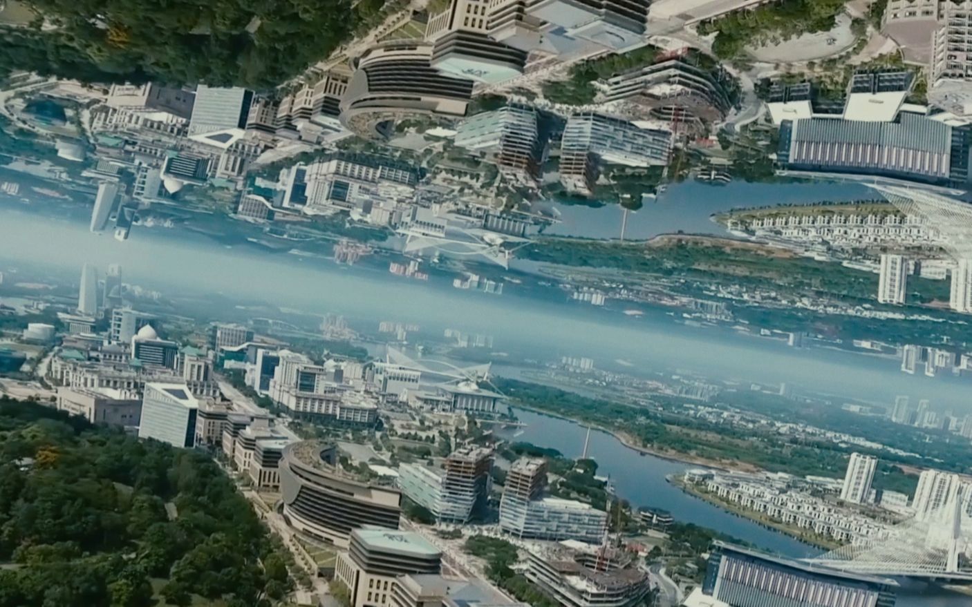 pr教程用一些小技巧制作盗梦空间颠倒城市拉伸镜头效果