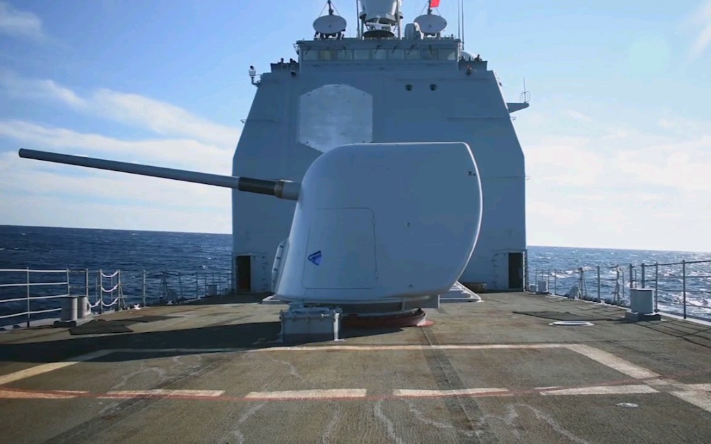 【军事】美国海军"提康德罗加"级宙斯盾巡洋舰cg-72"维拉湾"号训练