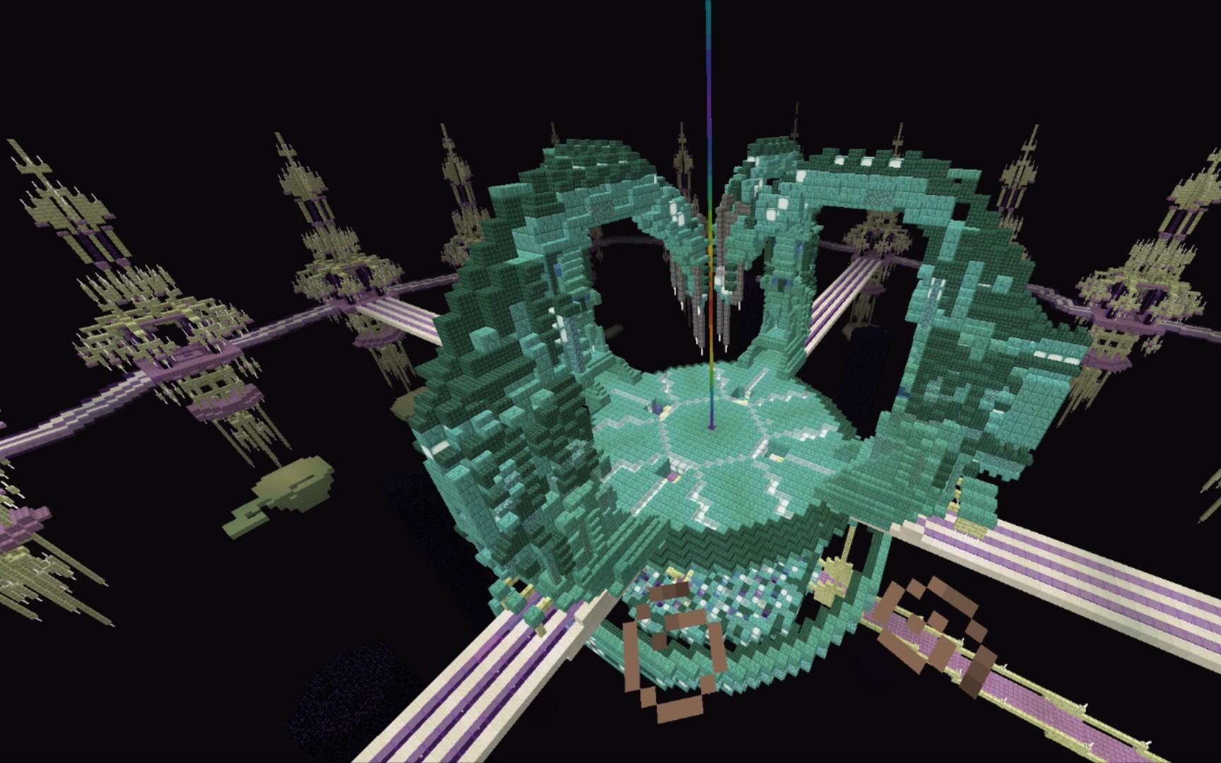 耗费114小时建造的末地城