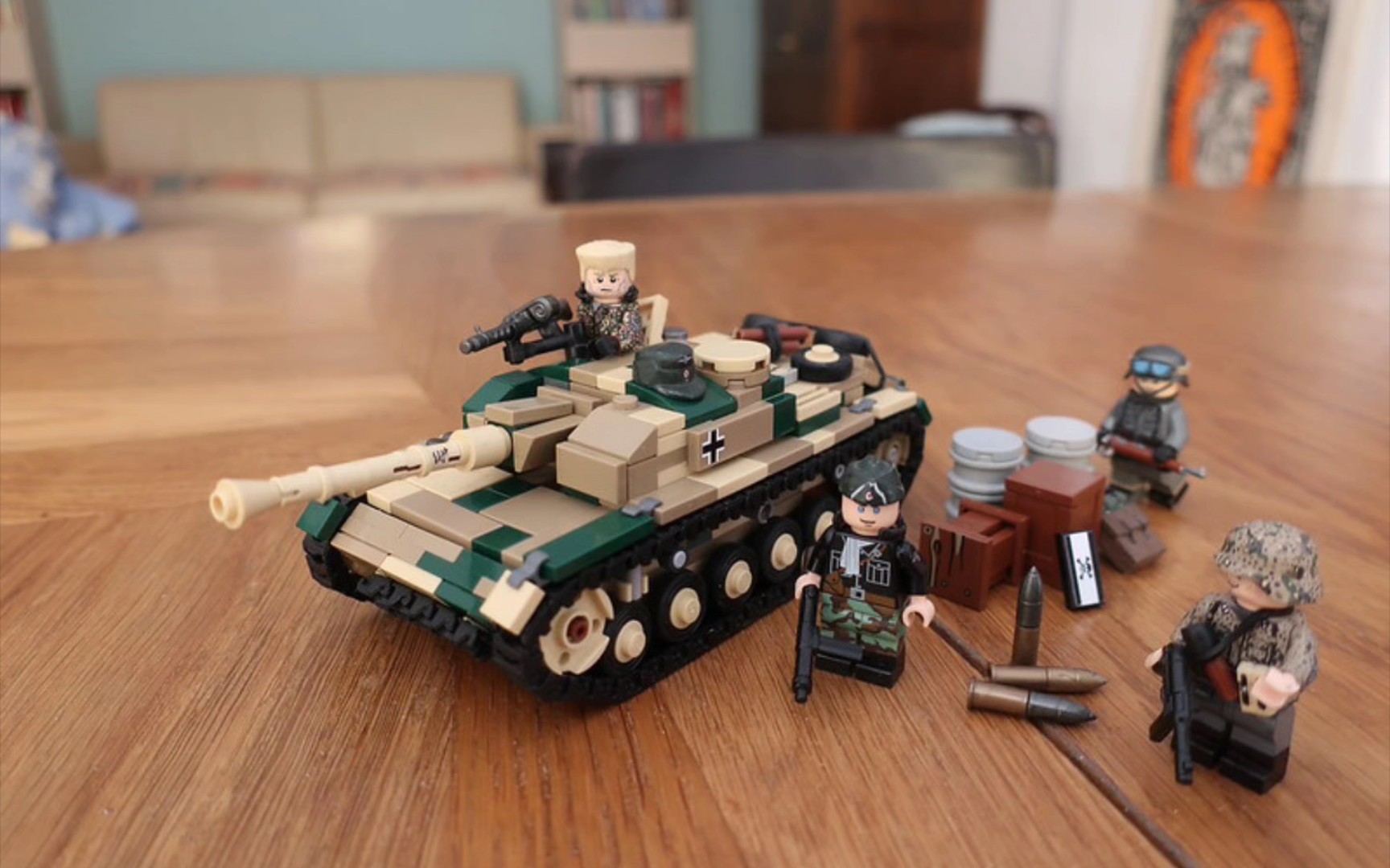 lego ww2 战争场景 坦克 moc