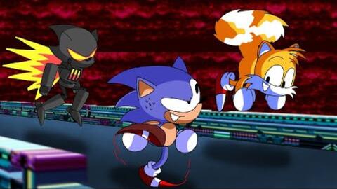 super melqui world on X: sonic cd:sonic meets majin mask sonic   / X