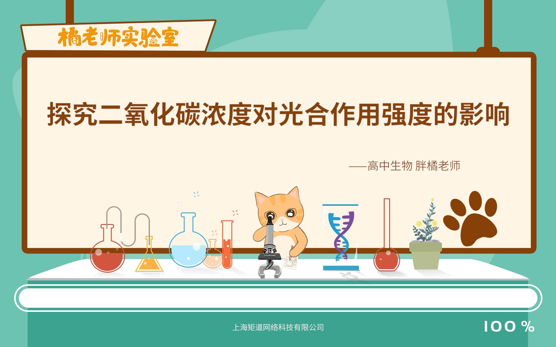 [图]【橘老师实验室】探究二氧化碳浓度对光合作用强度的影响