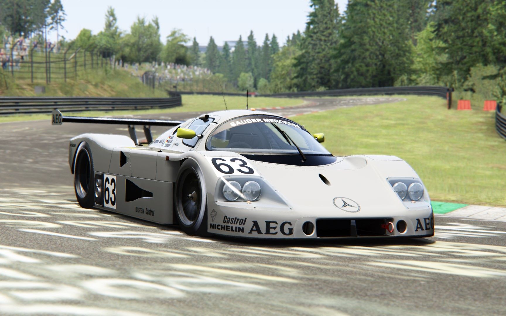 神力科莎梅赛德斯c9纽博格林北环