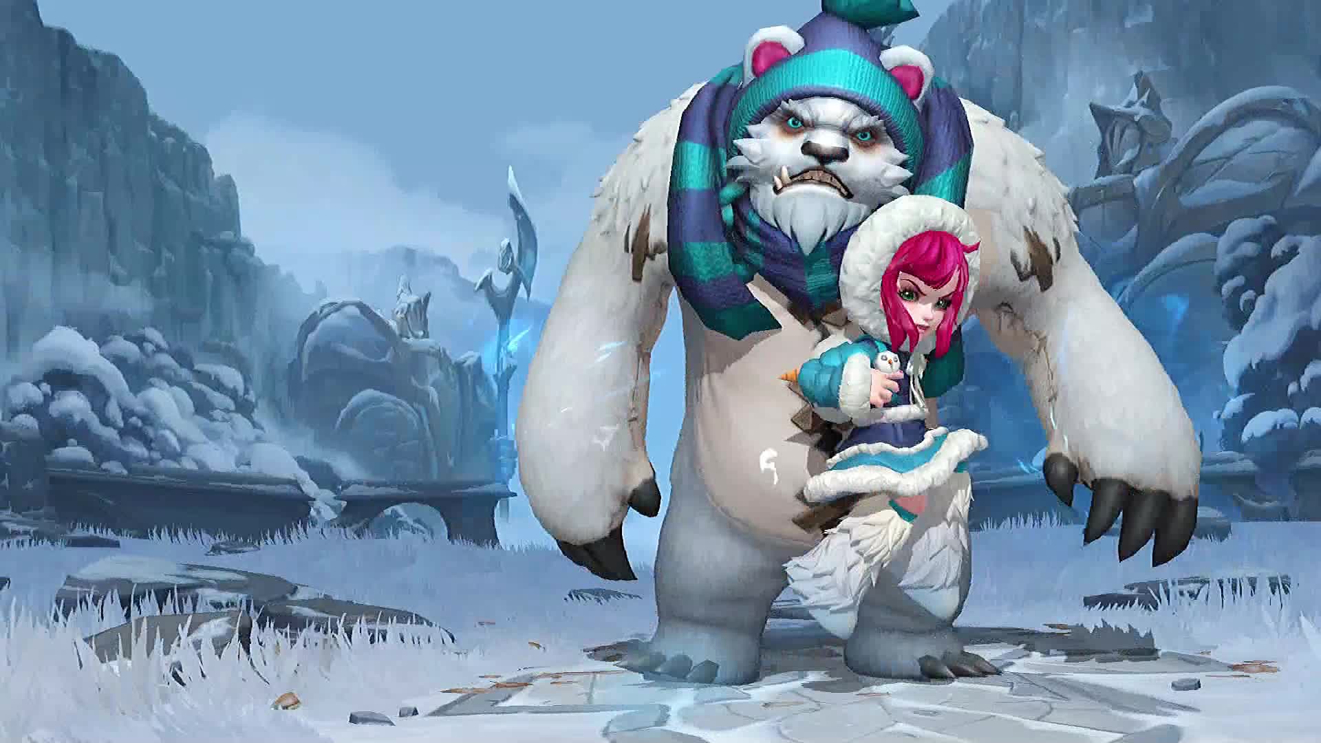 诺克萨斯:黑暗之女安妮小仙女萌宠小熊_手机游戏热门视频