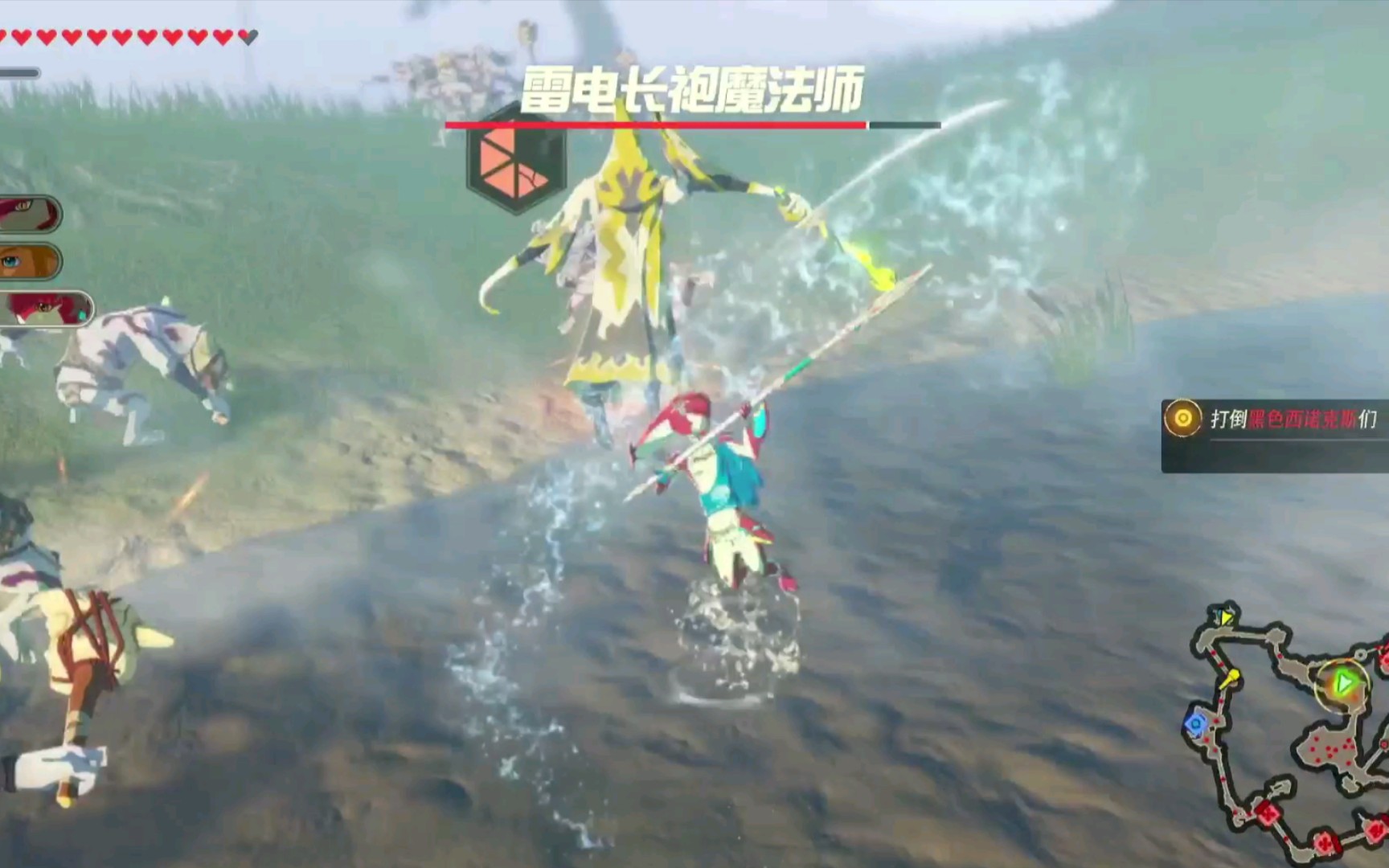 塞尔达无双灾厄启示录_ex_科彭嘉村之战p3_冰之莫力布林,白银莫力布林