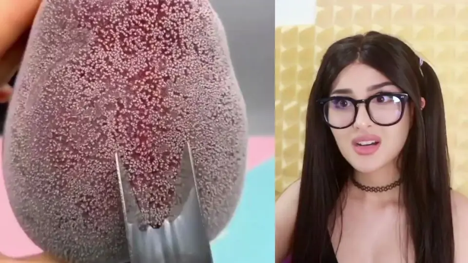 SSSniperWolf Most Oddly Satisfying FOOD bilibili