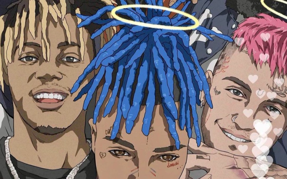 juice wrld,xxxtentacion and lil peep-get what i get_哔哩哔哩 (゜