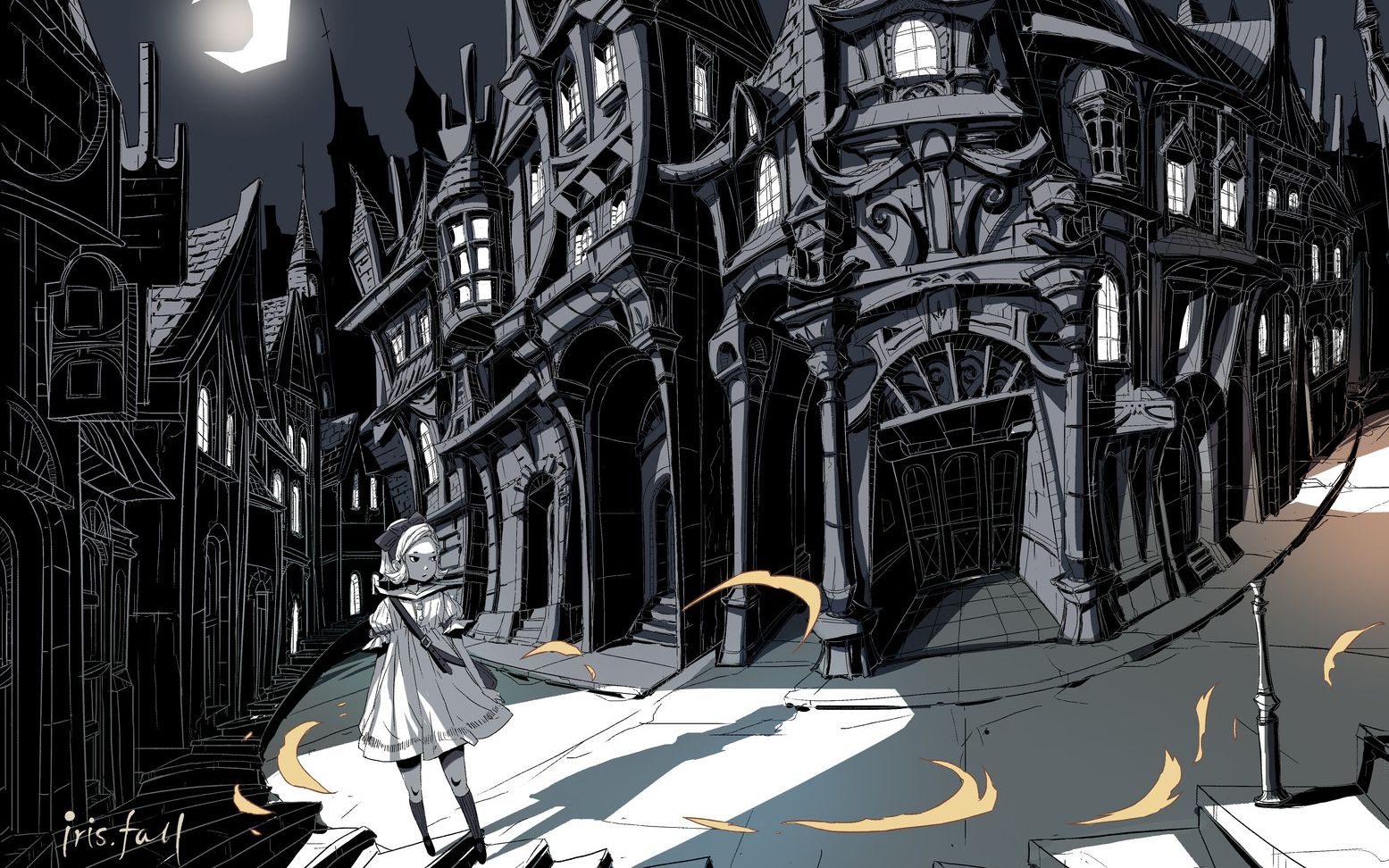 胡玩烂品哥特风解密游戏彩虹坠入实况解说上