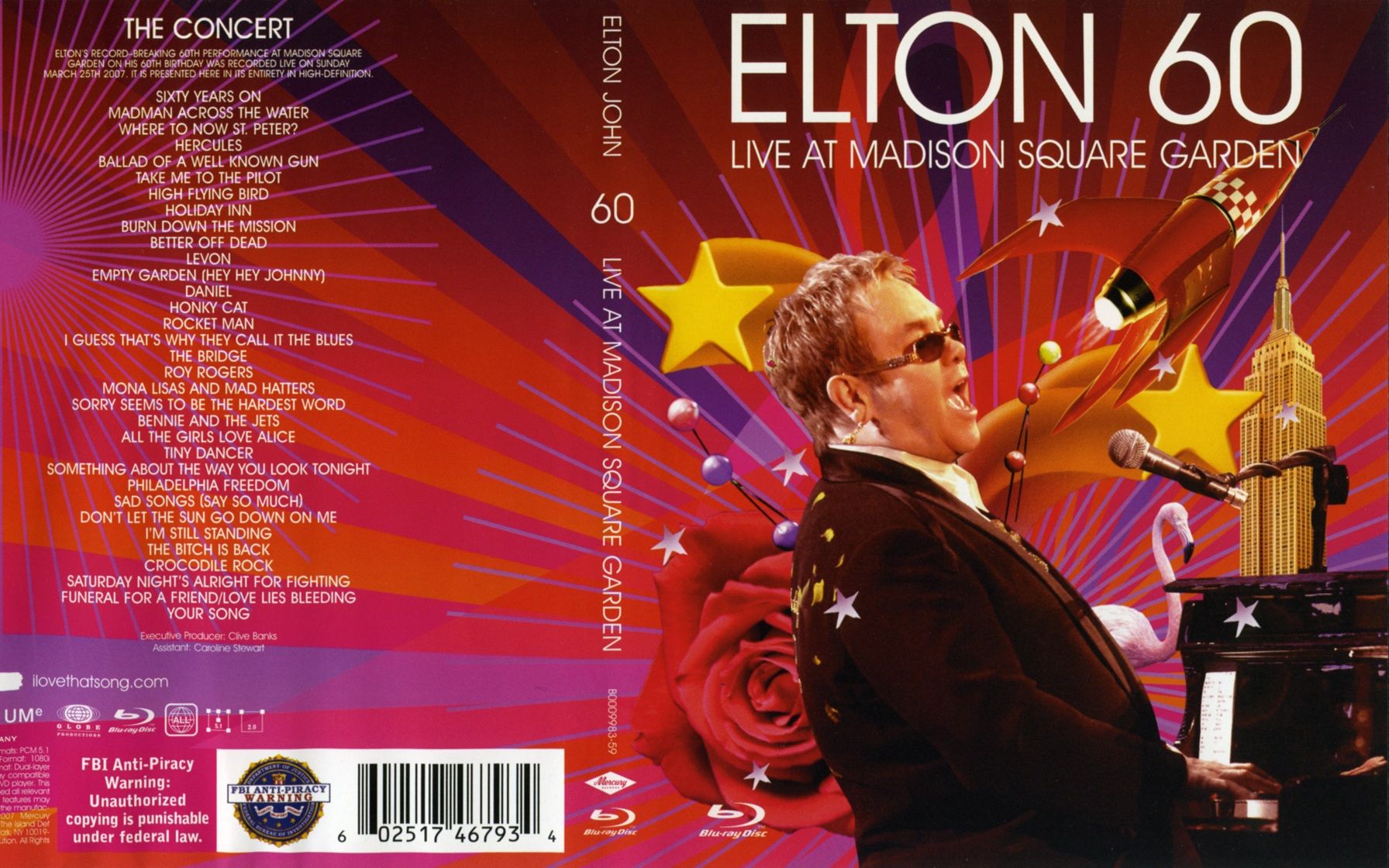 (HIRes)Elton John 艾尔顿ⷧ𚦧🰠 Elton 60 Live At Madison Square Garden 2007(蓝光)哔哩哔哩bilibili