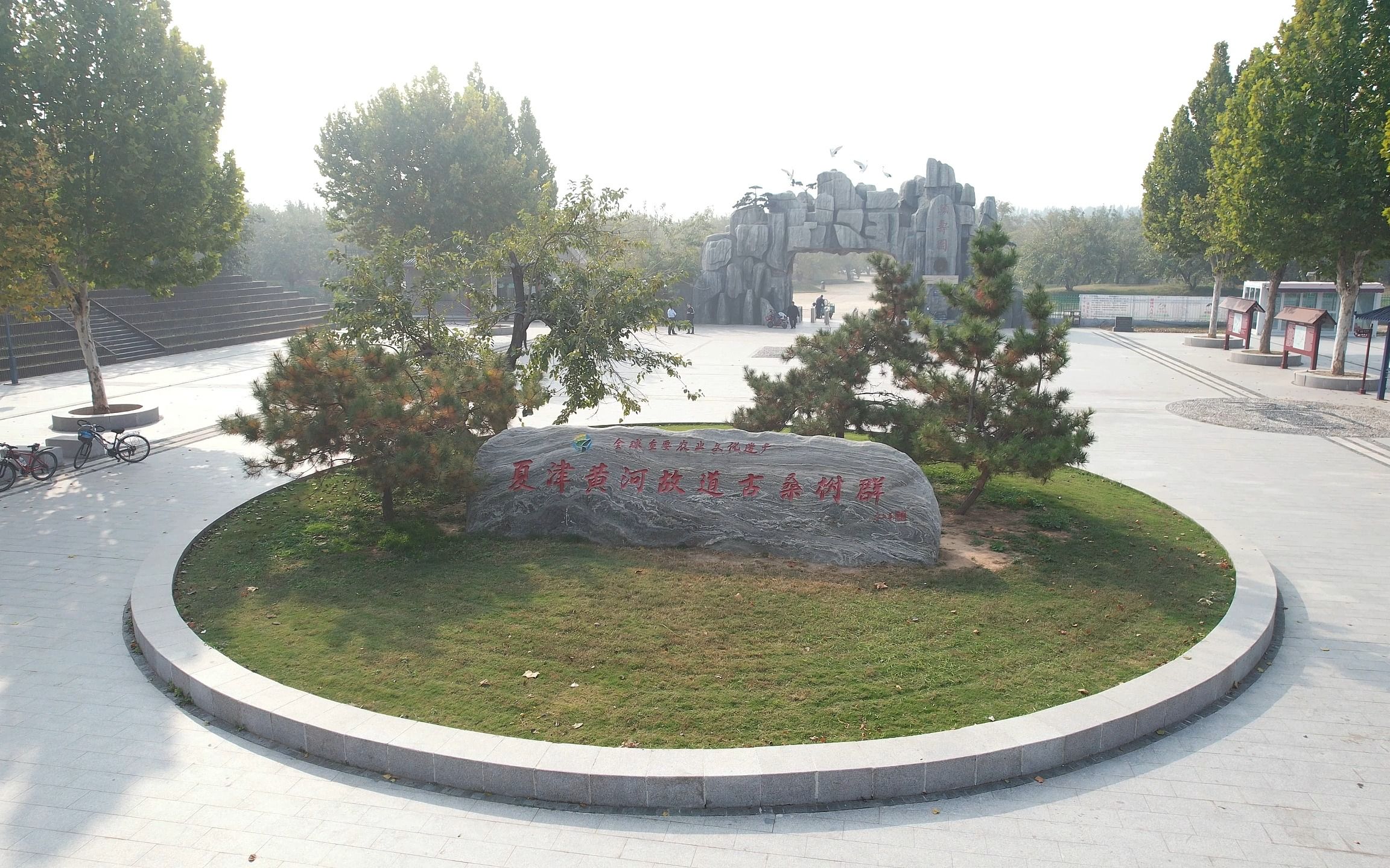 航拍美丽的山东夏津县城