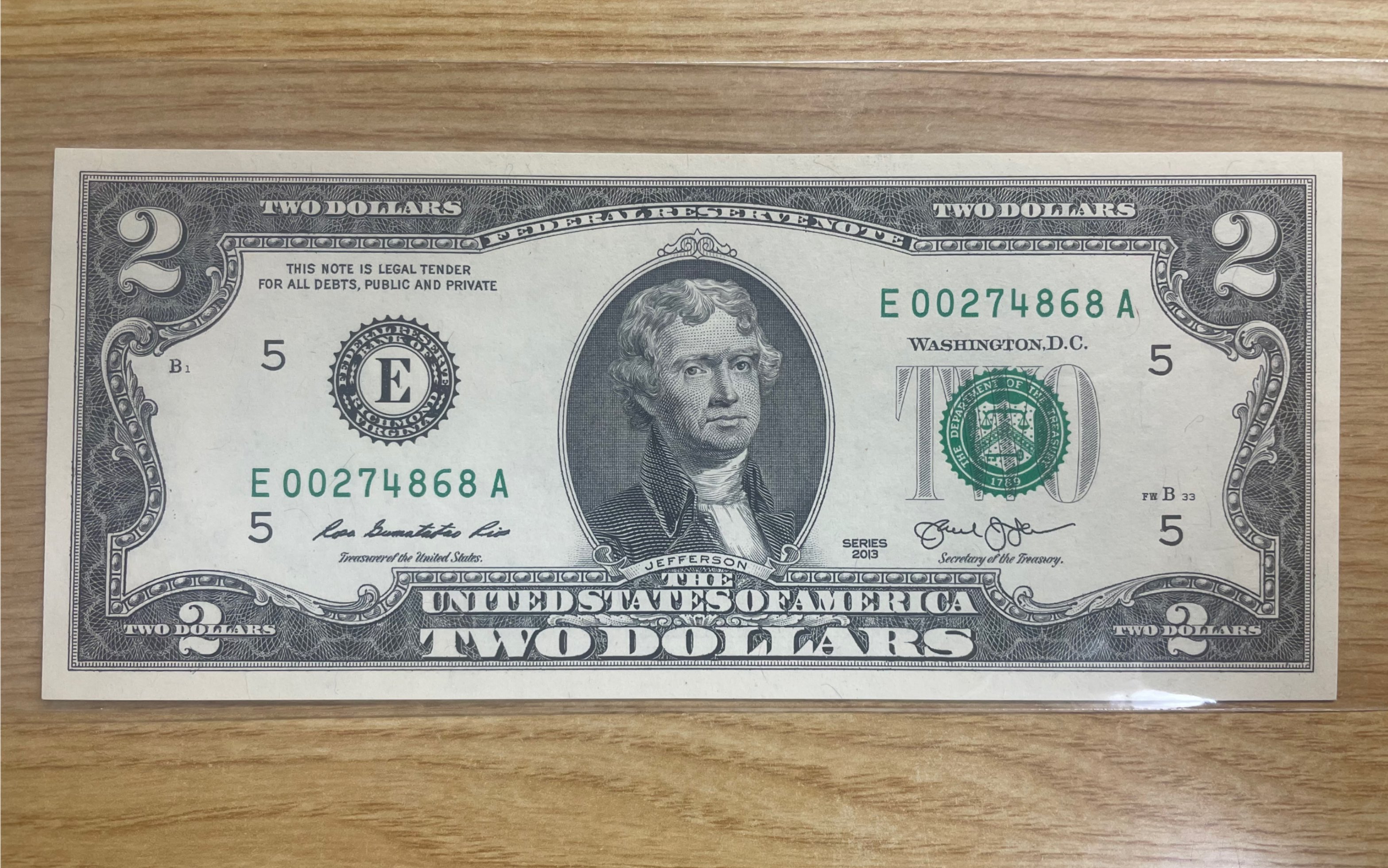 美元纸币正反面图片