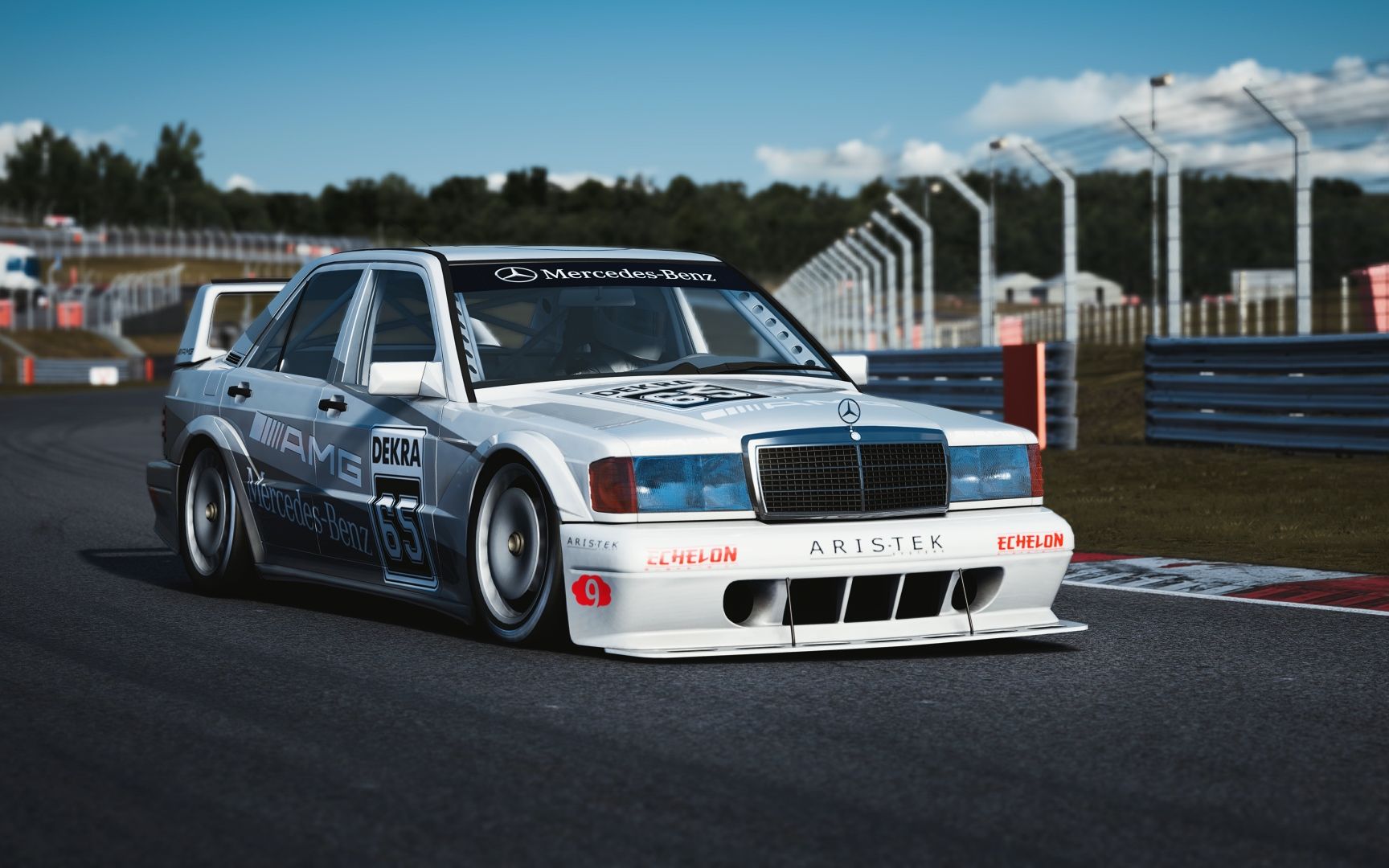 c菜鸡刷圈--brands hatch】mercedes 190e evo ii--1.30.
