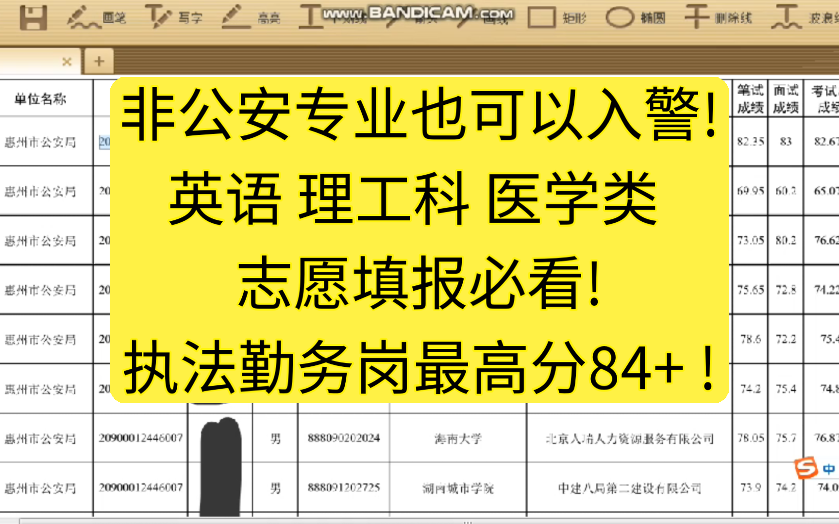 广东省考 公安系统2024年 第一辑【录用分+学校+专业】哔哩哔哩bilibili