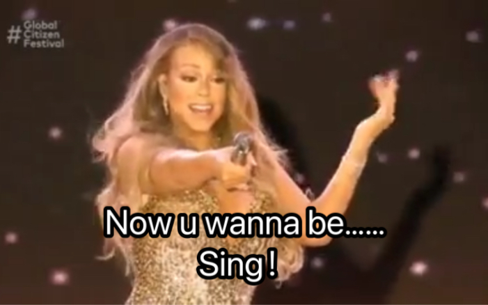 [图]【官方完整版】Always be my baby 牛姐2022纽约中央公园现场 Mariah Carey Global Citizen Butterfly25