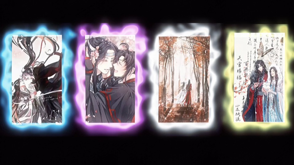 天官赐福,魔道祖师,花城怜怜和羡羡忘机.哔哩哔哩bilibili