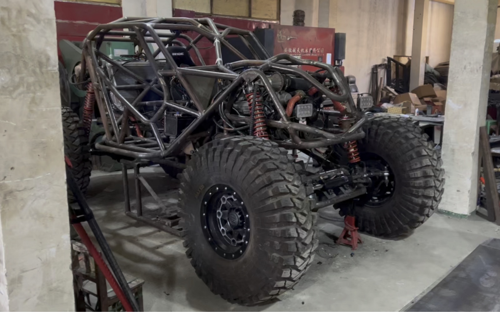 无图纸制作钢管车第二季幽灵攀爬 准备试车_哔哩哔哩_bilibili