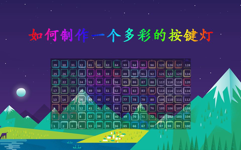 【launchpad】如何制作一个多彩的按键灯哔哩哔哩bilibili